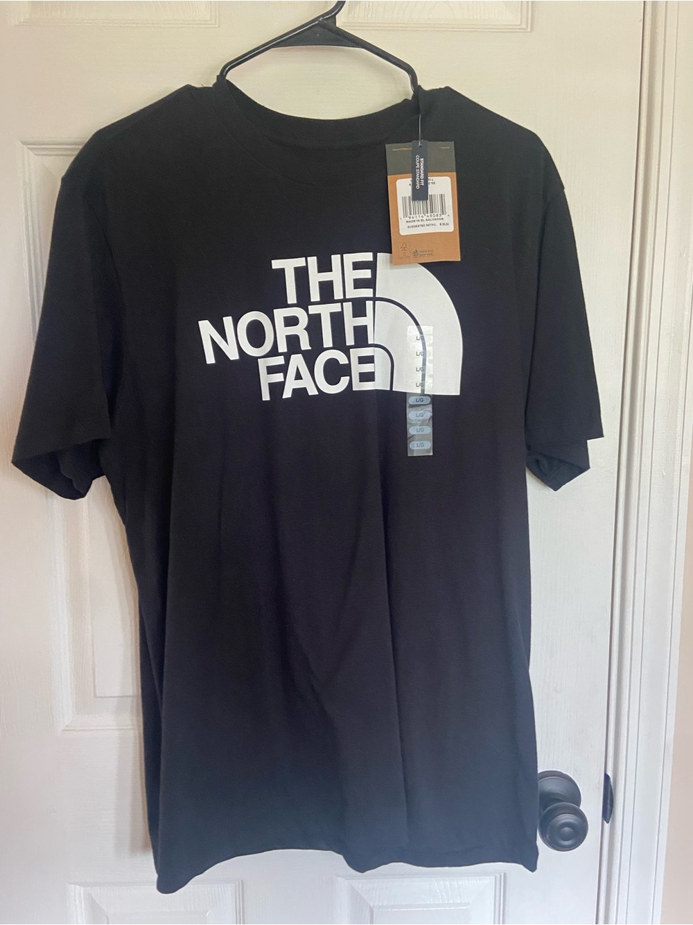 NWT Mens The North Face black t-shirt (Large)